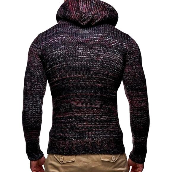 Leif Nelson Purple/Red Sweater | Size 3XL - Picture 7 of 13